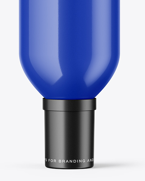 Glossy Sanitizer Bottle Mockup PSD #5