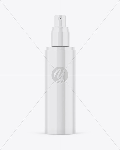 Glossy Spray Bottle Mockup Glossy Spray Bottle Mockup