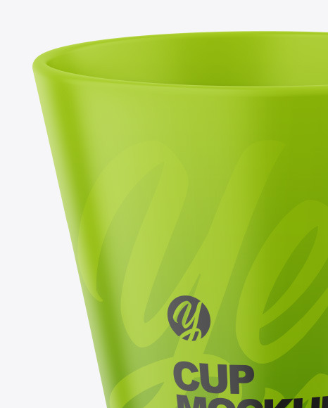 Matte Cup Mockup PSD #2