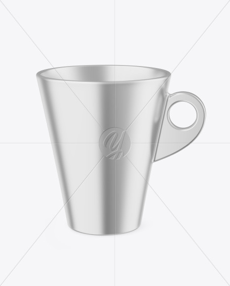 Metallic Cup Mockup PSD #3