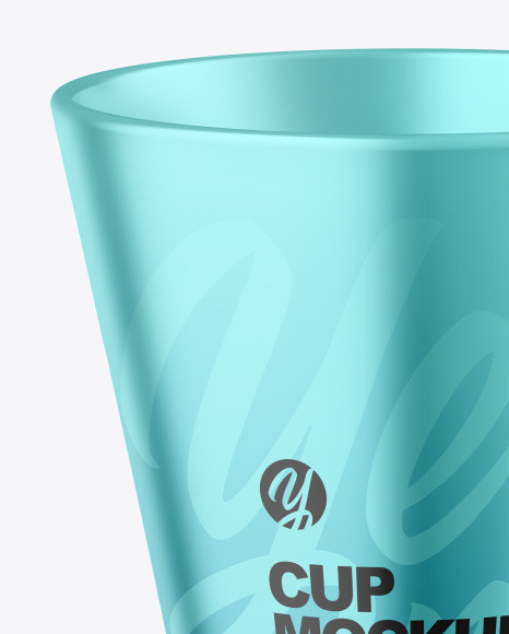 Metallic Cup Mockup PSD #2