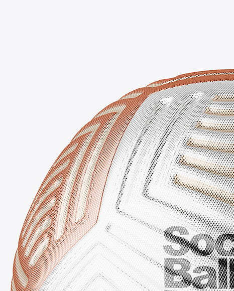 Metallic Soccer Ball Mockup PSD #1