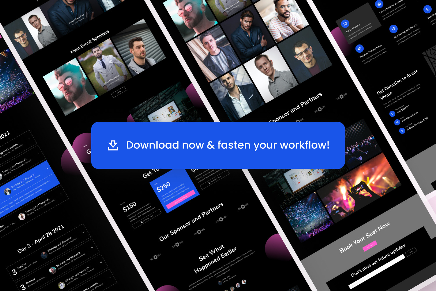 Event Conference Website Template