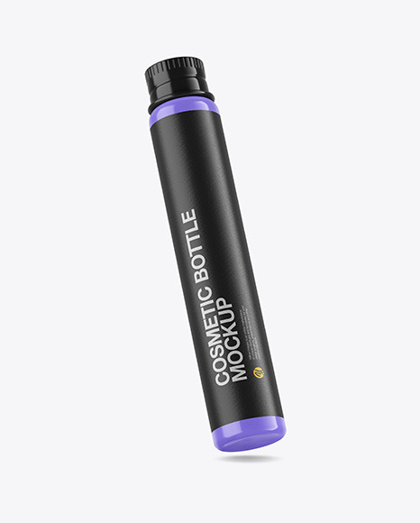 Glossy Cosmetic Bottle Mockup
