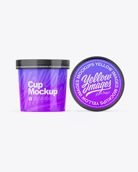 Two Glossy Cups Mockup