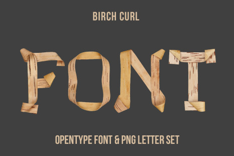 Birch Curl Font