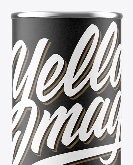 Matte Paper Tube Mockup PSD #1