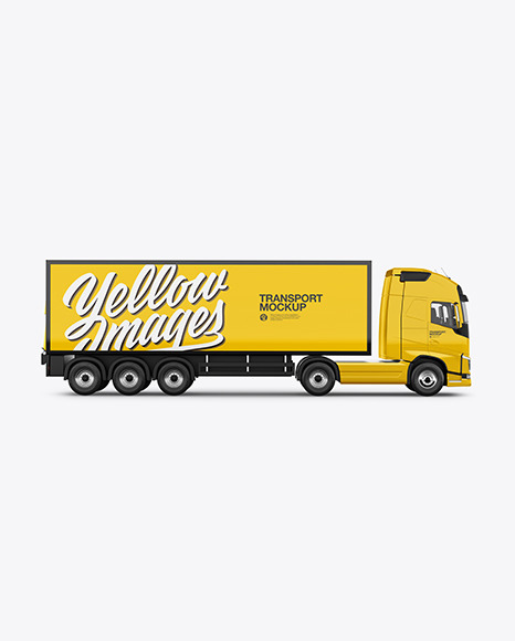 Truck Mockup - Side View