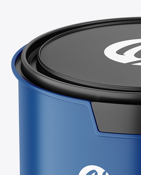 Matte Paint Bucket Mockup PSD #2