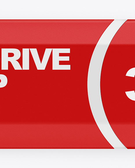 Matte USB Flash Drive Mockup PSD #1