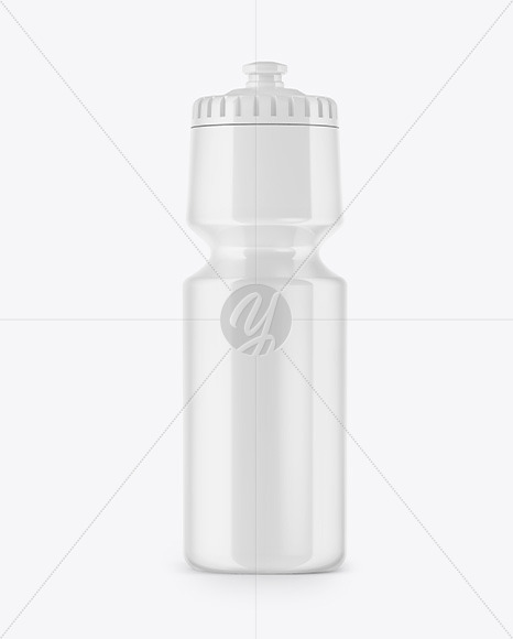 Free Glossy Water Bottle Mockup PSD Mockups