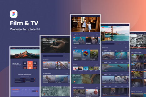 Film &amp; TV Provider Website Template