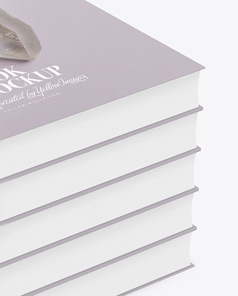 Hardcover Books w  Matte Cover Mockup PSD #4