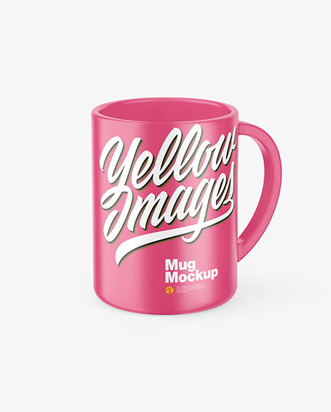 Matte Mug Mockup PSD #2