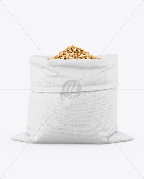 Free Canvas Sack with Pistachios Mockup PSD Mockups