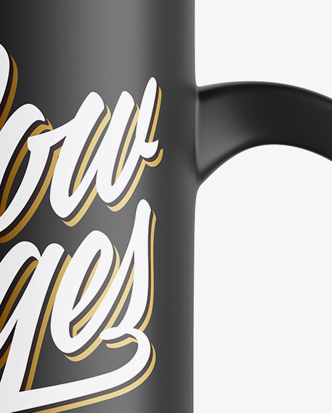 Matte Mug Mockup PSD #1