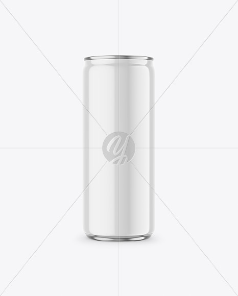 Free 250ml Glossy Drink Can Mockup PSD Mockups