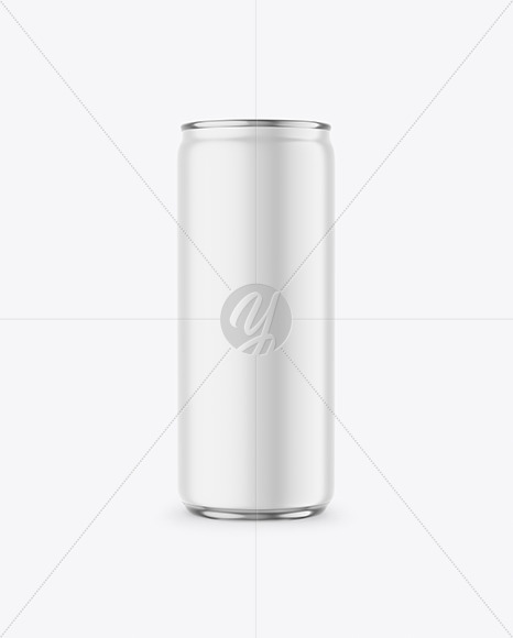 Free 250ml Matte Drink Can Mockup PSD Mockups