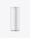 250ml Matte Drink Can Mockup