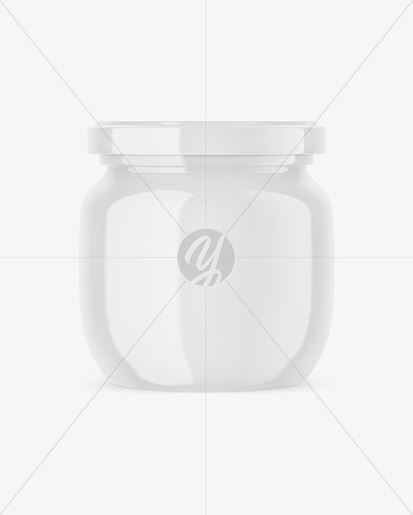 Free Glossy Jam Jar Mockup PSD Mockups