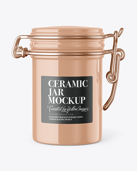 Ceramic Jar Mockup PSD #2