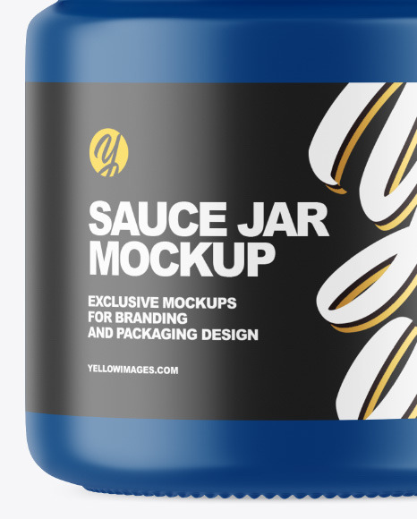 Matte Jar Mockup PSD #1