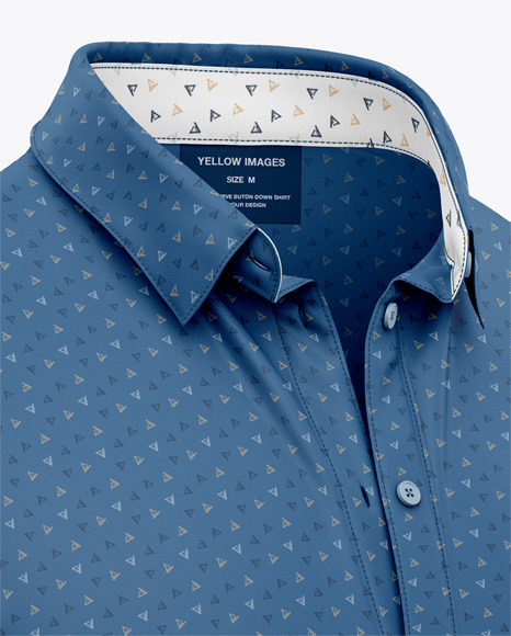 Button Down Dress Shirt PSD #5
