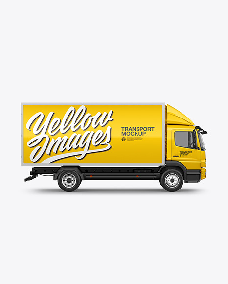 Truck Mockup - Side View