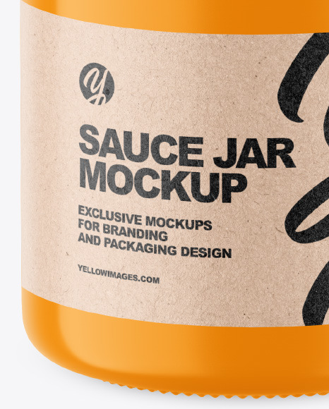 Glossy Jar Mockup PSD #6