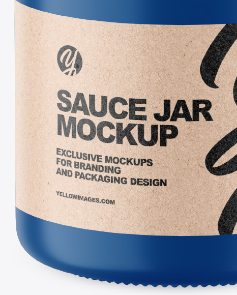 Matte Jar Mockup PSD #6