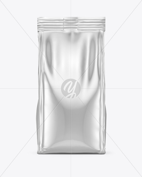 Free Metallic Food Bag Mockup PSD Mockups