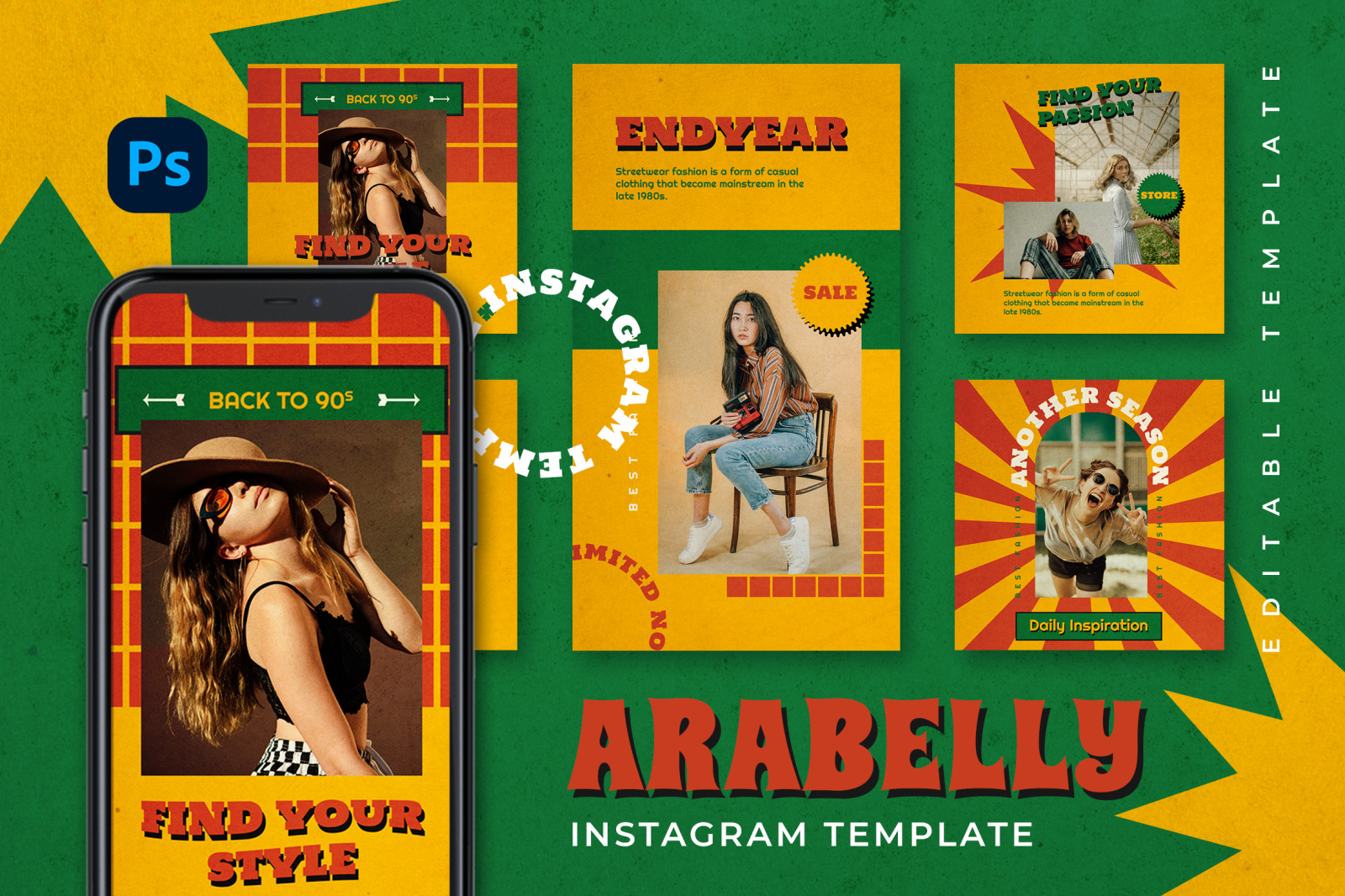 Arabelly Instagram Template