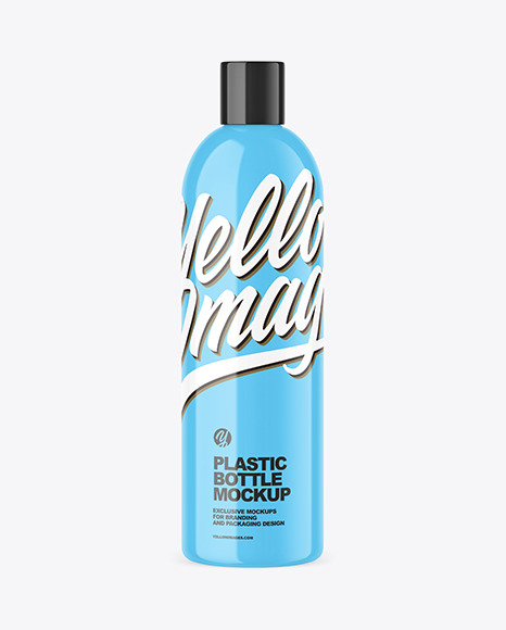 Plastic Bottle Mockup PSD #3