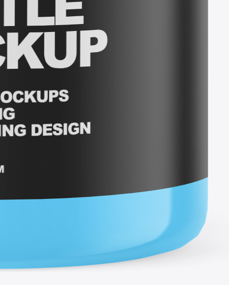 Plastic Bottle Mockup PSD #5