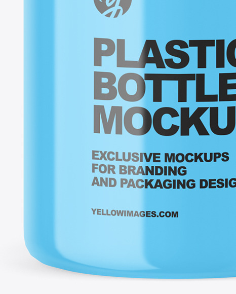 Plastic Bottle Mockup PSD #6