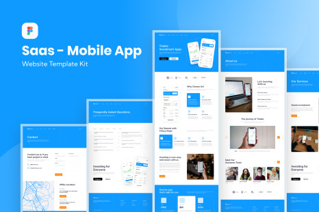 SaaS Trading Investment Website Template