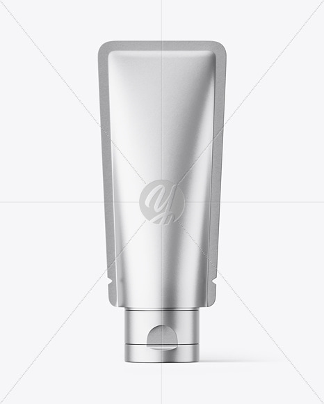 Free Matte Metallic Cosmetic Cream Tube Mockup PSD Mockups