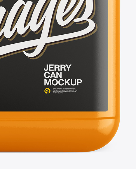 Glossy Jerry Can Mockup PSD #1