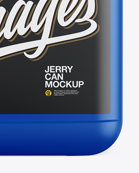 Matte Jerry Can Mockup PSD #1