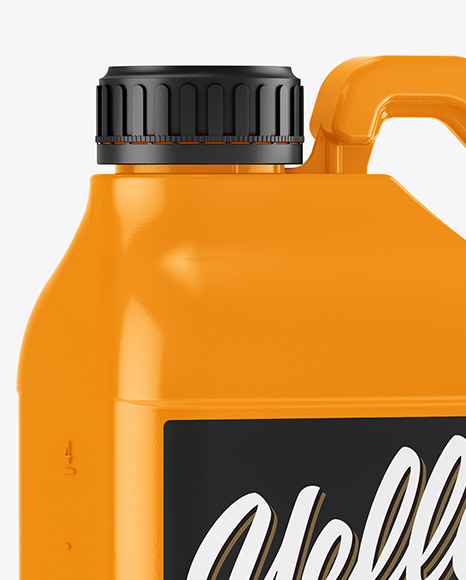 Glossy Jerry Can Mockup PSD #2