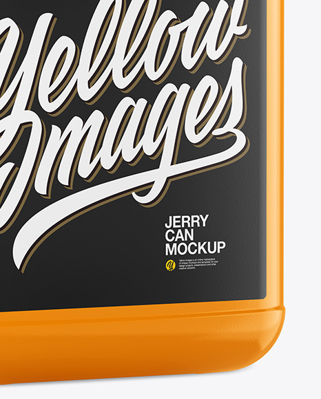 Glossy Jerry Can Mockup PSD #1