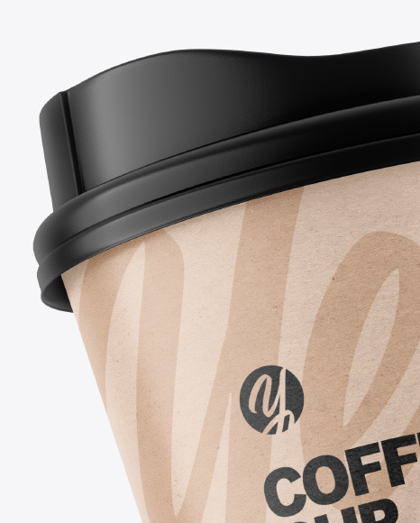 Kraft Coffee Cup Mockup PSD #2