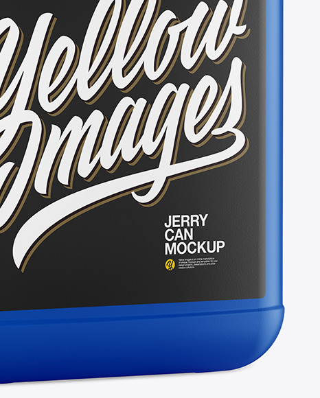 Matte Jerry Can Mockup PSD #1