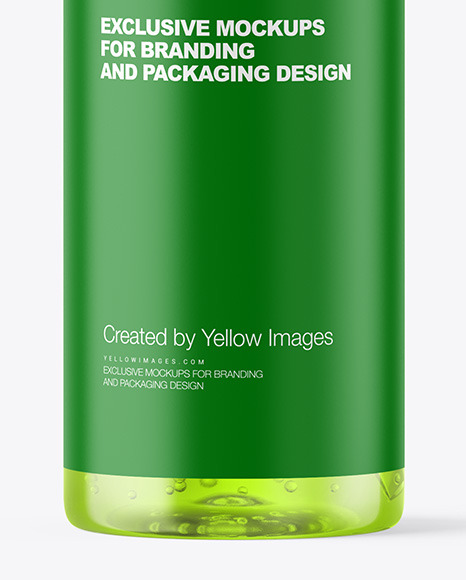 Color Liquid Cosmetic Bottle with Pump Mockup PSD #4