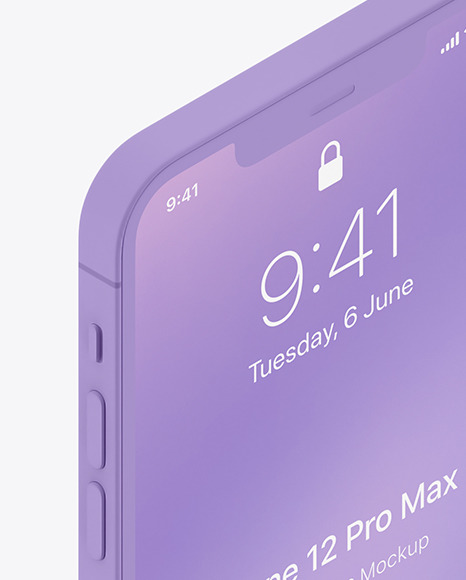 Clay iPhone 12 Pro Max Mockup