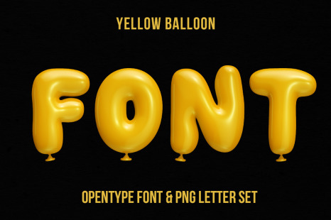 Yellow Balloon Font