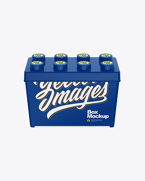 Glossy Plastic Box PSD #2