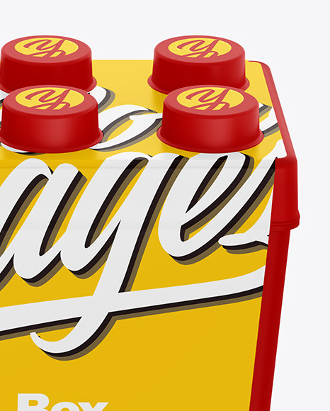 Matte Plastic Box Mockup PSD #1