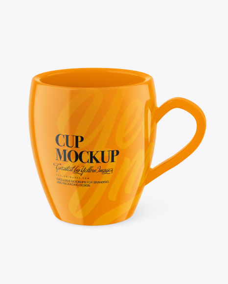 Glossy Cup Mockup PSD #2