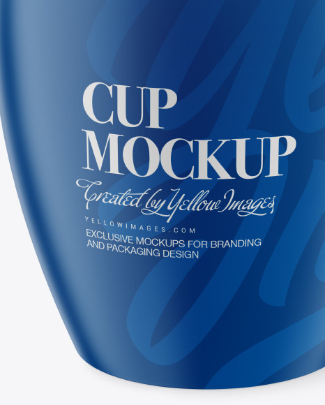 Matte Cup Mockup PSD #4